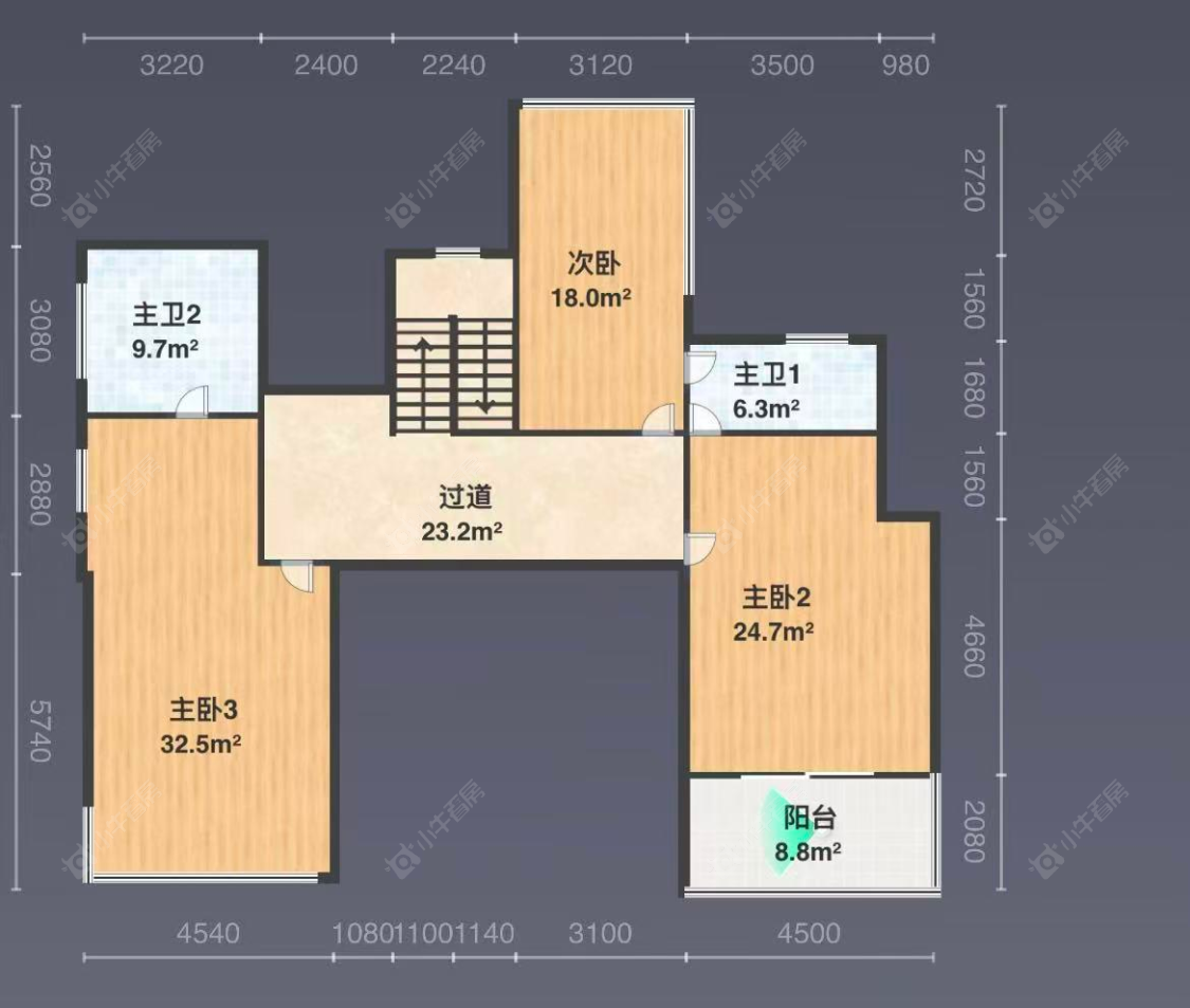 上海海德花园别墅区在售二手房源户型图_小牛看房