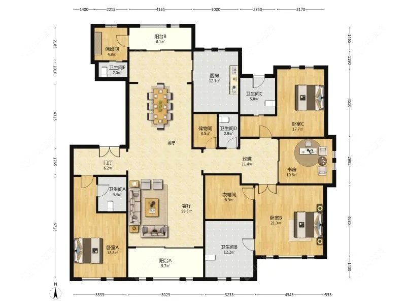 上海华润置地橡树湾在售二手房源户型图_小牛看房