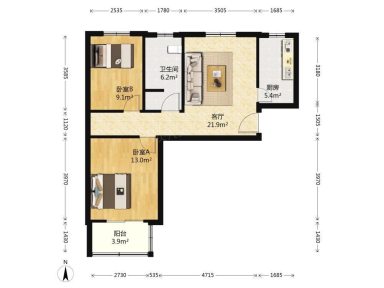 上海中怡家园2室在售二手房房源图片