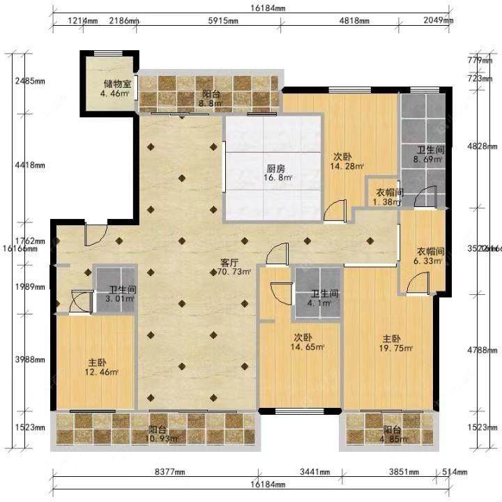 上海铂珏公馆在售二手房源户型图_小牛看房