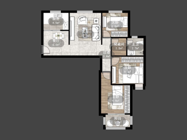 上海练祁佳城阳光嘉苑450弄3室2厅1卫出租房源图片