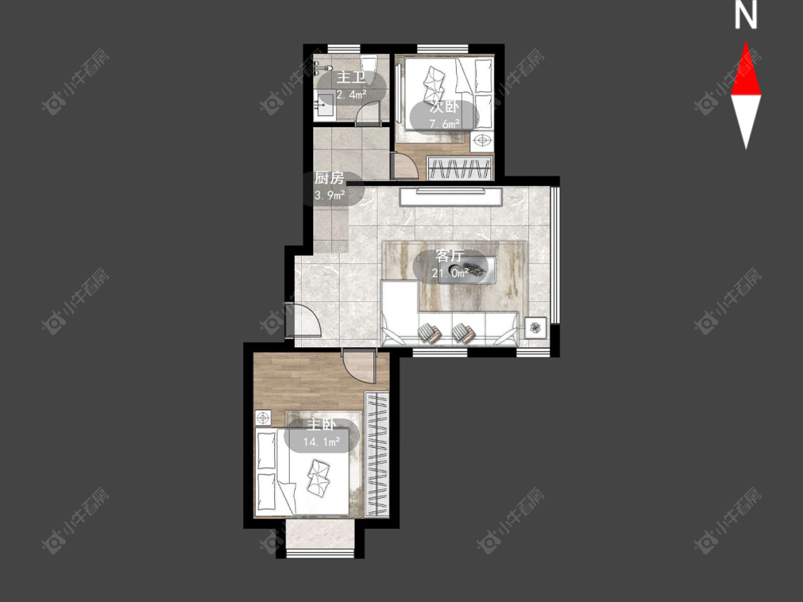 上海三林世博家园AB区在售二手房源户型图_小牛看房
