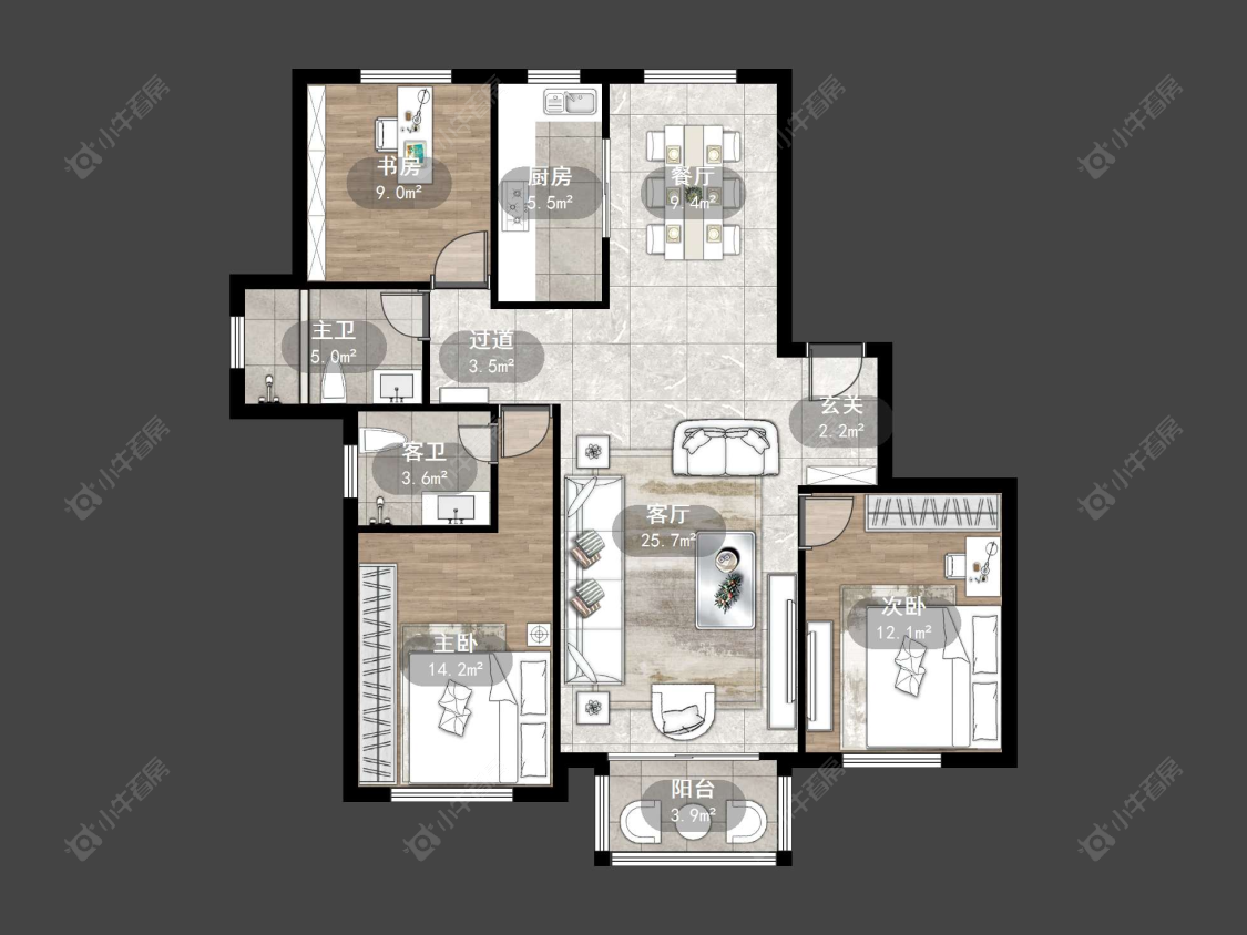 上海宝华海尚郡领在售二手房源户型图_小牛看房