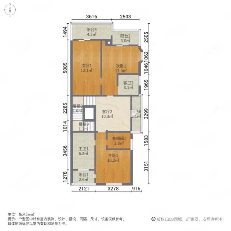 上海璟储新和湾别墅区在售二手房源户型图_小牛看房