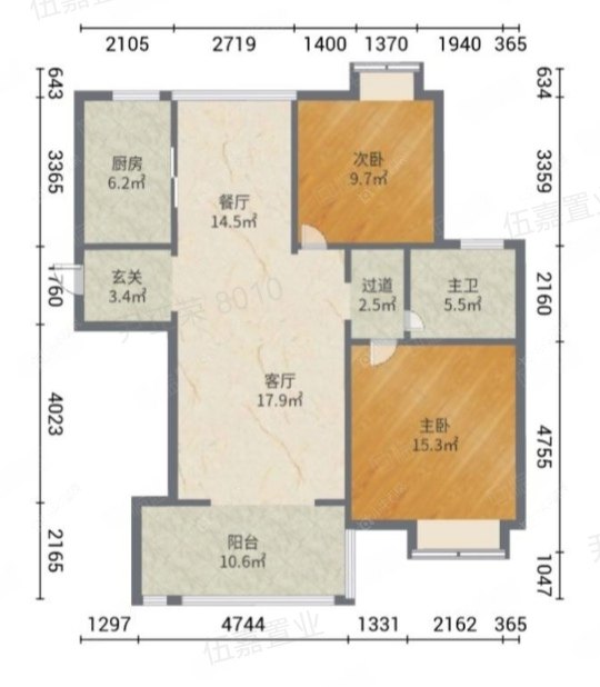 上海锦绣华都在售二手房源户型图_小牛看房
