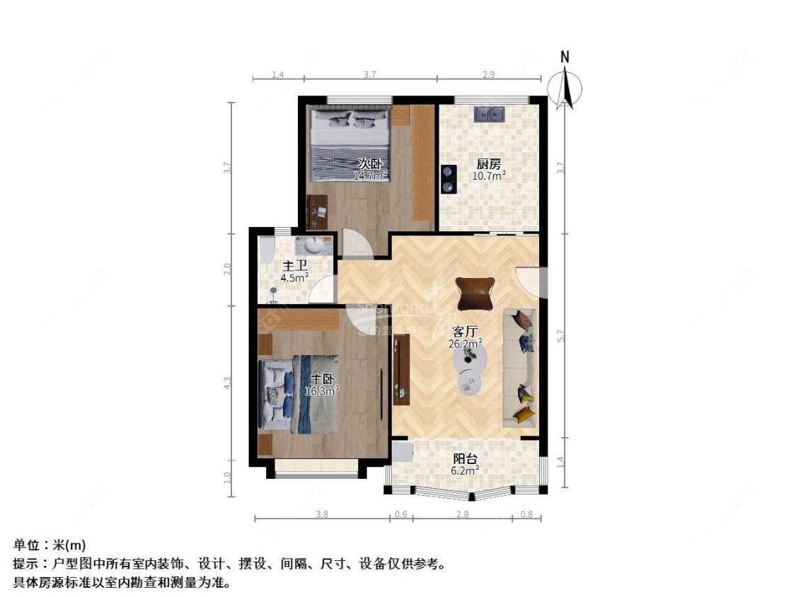 上海莲怡苑在售二手房源户型图_小牛看房