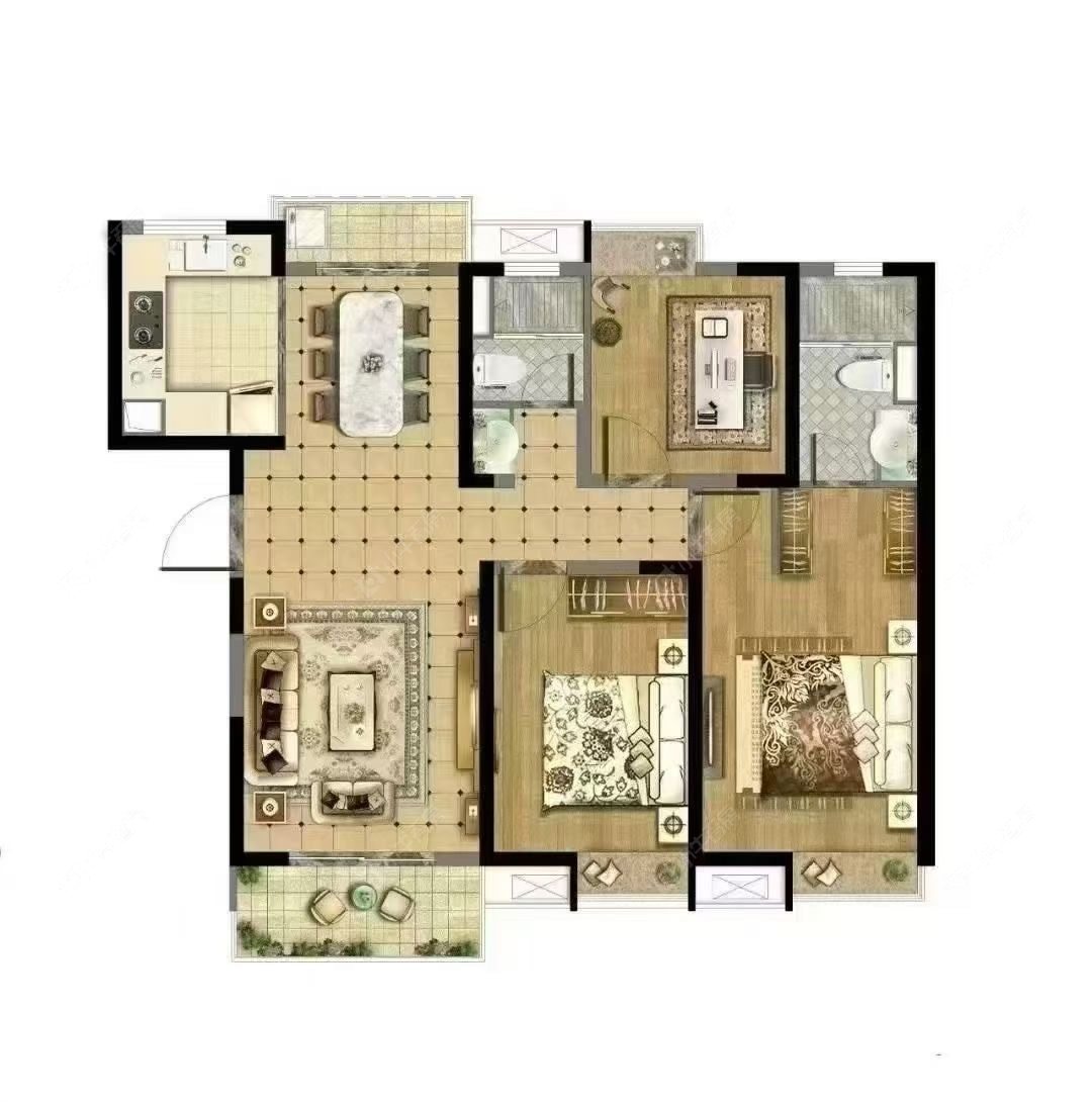 上海万业紫辰苑在售二手房源户型图_小牛看房