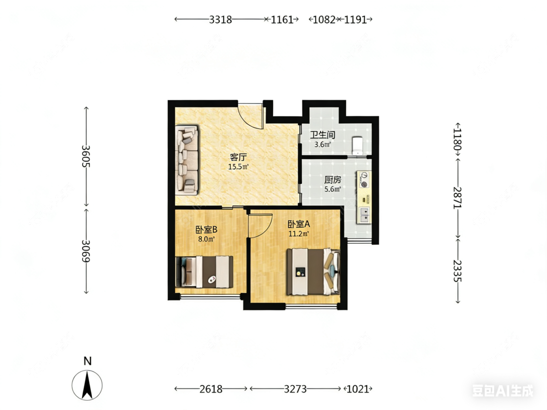 上海铂金华府在售二手房源户型图_小牛看房