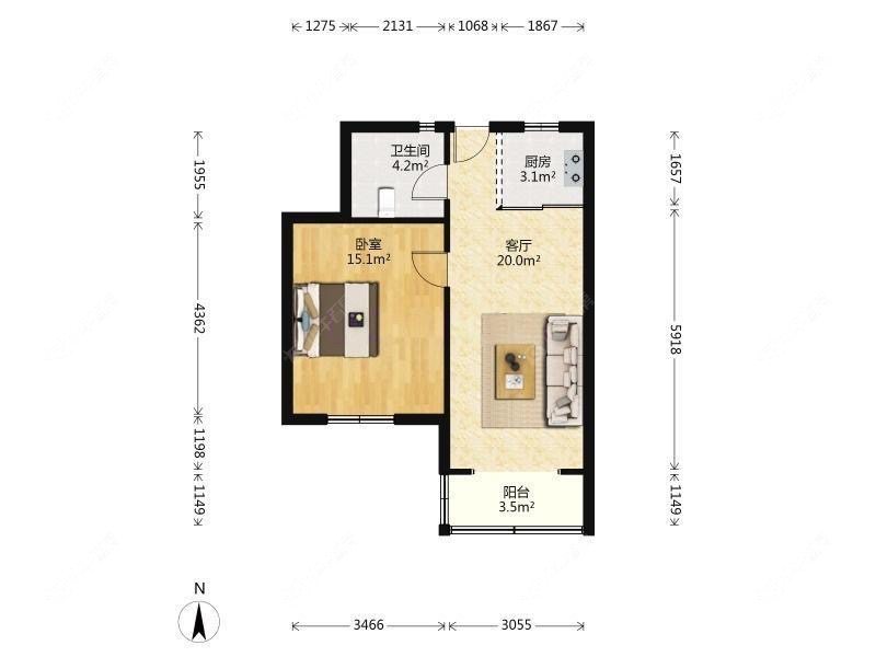上海程桥二村在售二手房源户型图_小牛看房