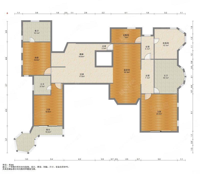 上海远洋博堡雅墅在售二手房源户型图_小牛看房