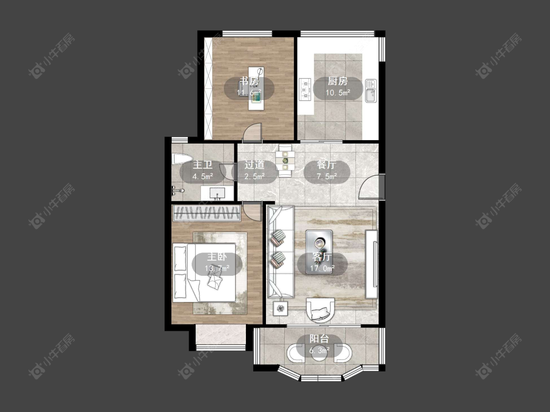 上海莲琼苑在售二手房源户型图_小牛看房