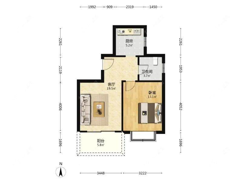 上海菊祥苑在售二手房源户型图_小牛看房