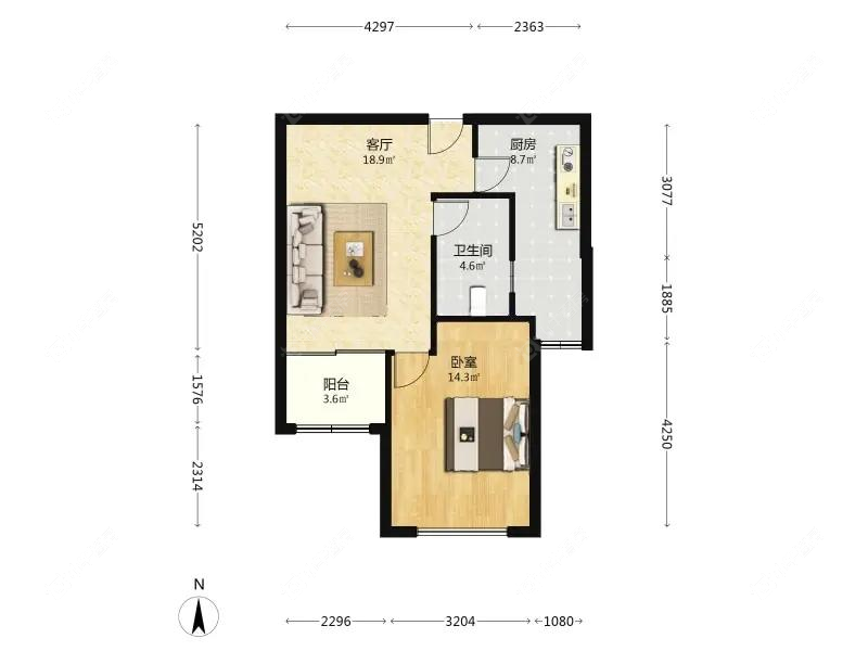 上海宝沁苑在售二手房源户型图_小牛看房