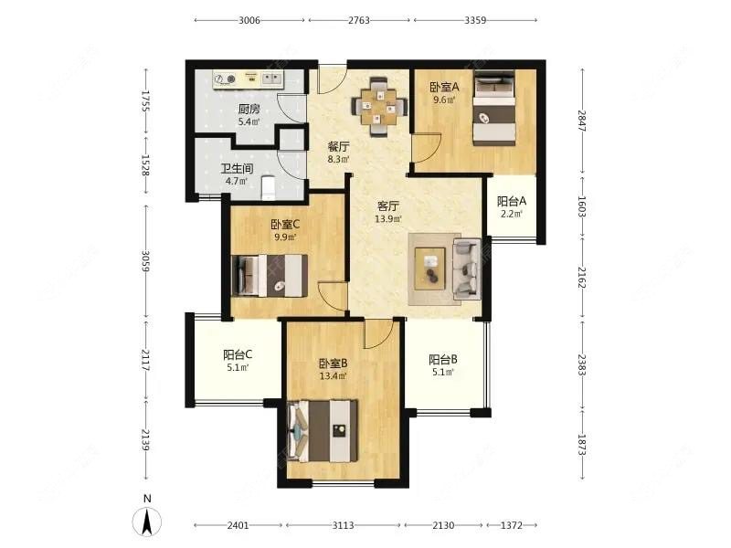上海保利叶上海二期在售二手房源户型图_小牛看房