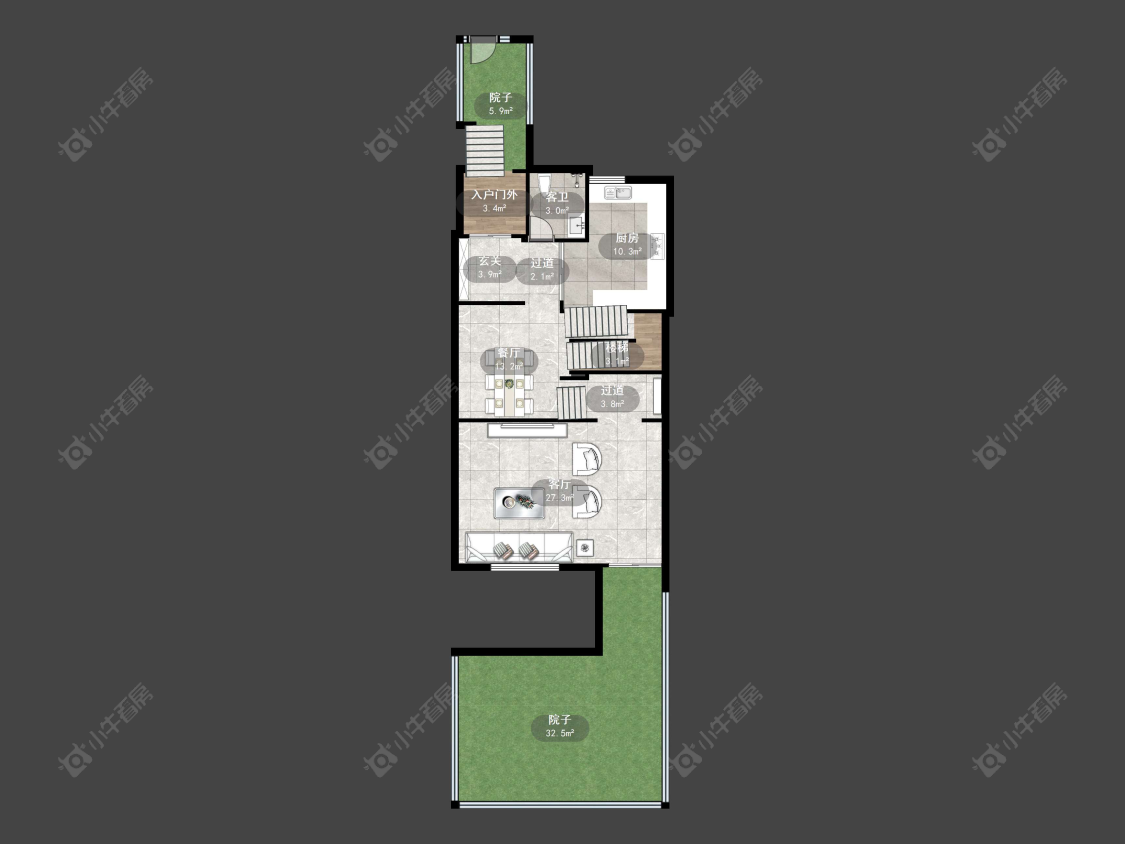上海长泰东郊御园别墅区在售二手房源户型图_小牛看房