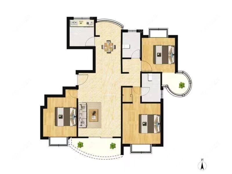 上海东源名都东区在售二手房源户型图_小牛看房