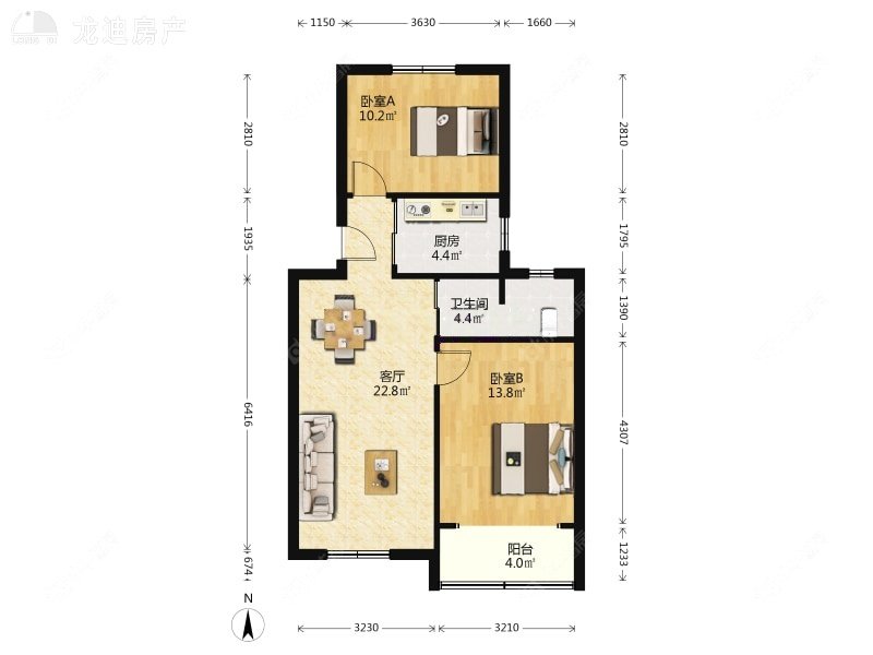 上海妙栏小区在售二手房源户型图_小牛看房