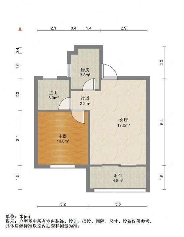 上海玉盘佳苑在租房源户型图_小牛看房