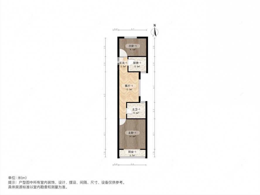 上海昌七小区在租房源户型图_小牛看房