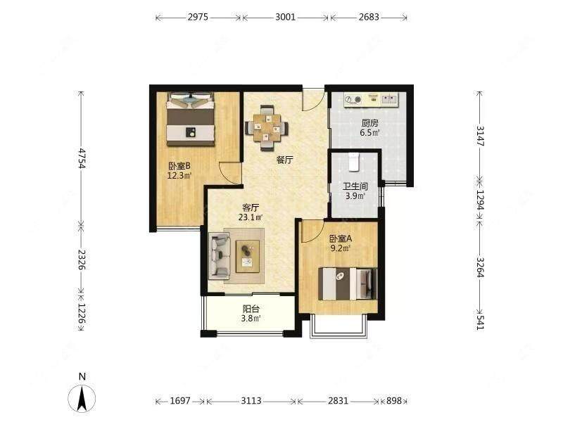 上海保利叶上海一期在售二手房源户型图_小牛看房
