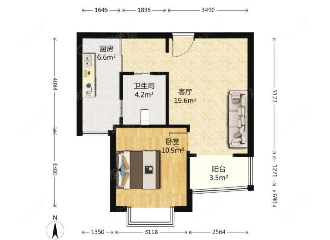 海尚明城房源户型图 上海海尚明城在售二手房源户型图_小牛看房