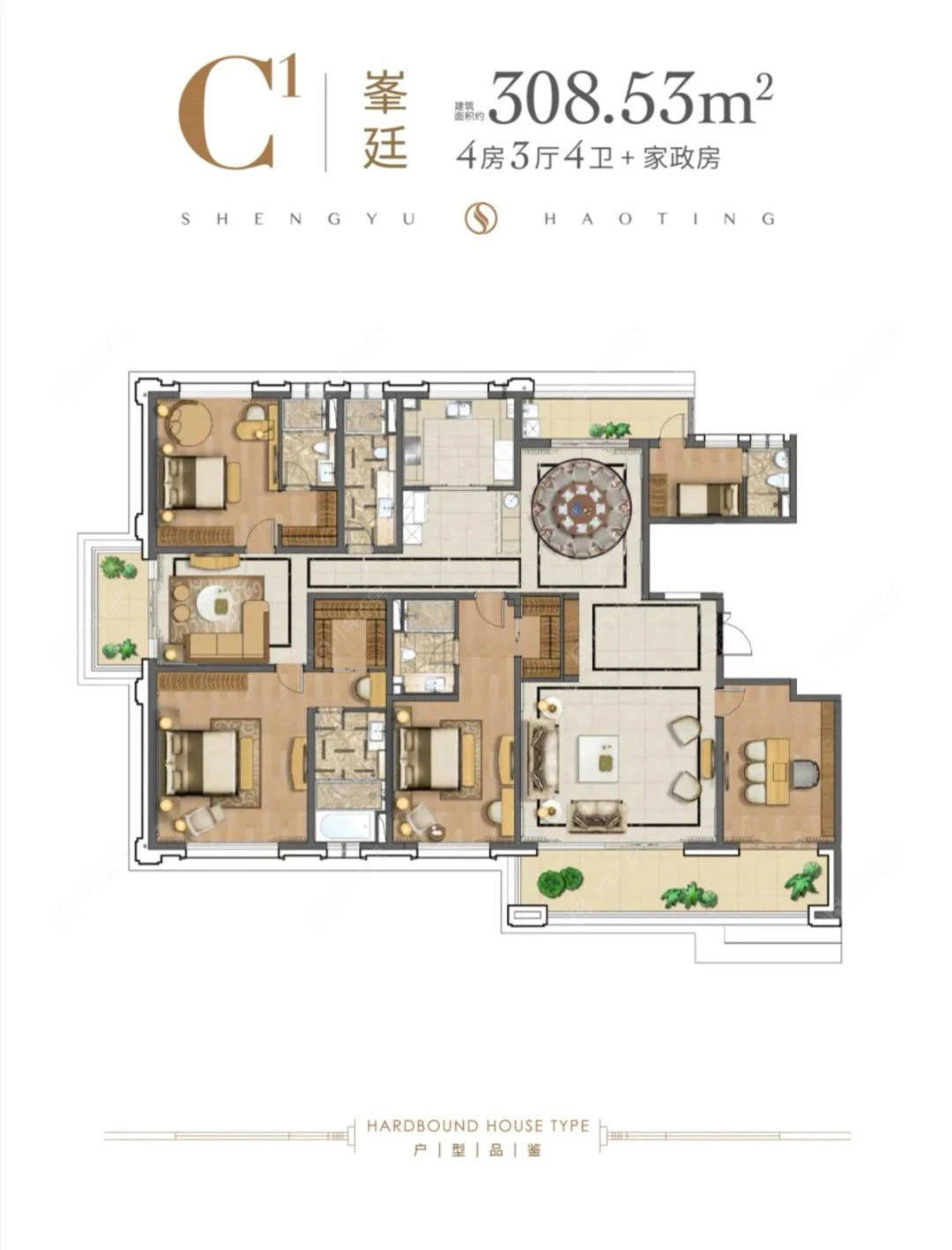 上海圣宇豪庭在售二手房源户型图_小牛看房