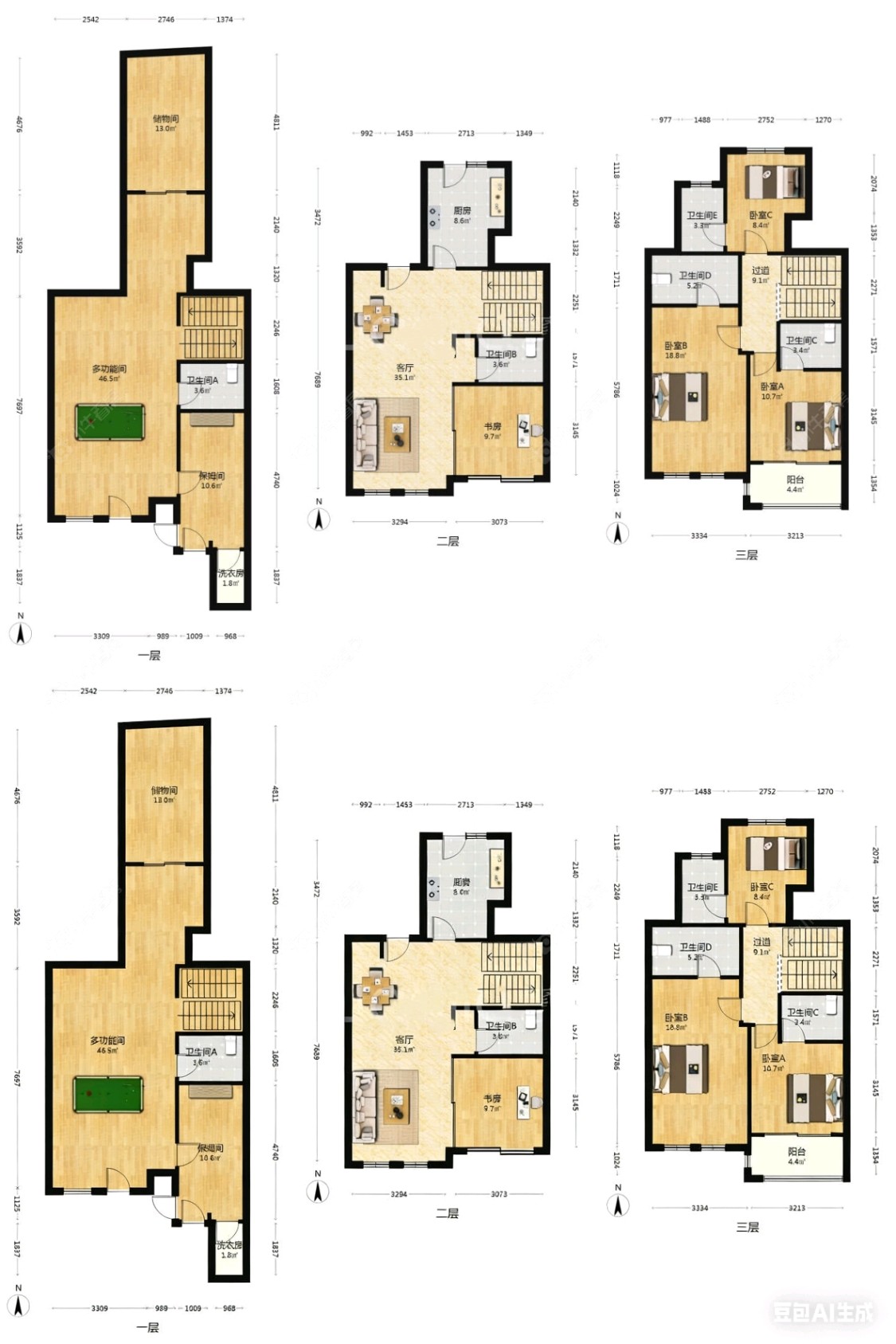 上海宫园巧筑在售二手房源户型图_小牛看房