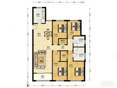 上海大宁金茂府二期在售二手房房源图片