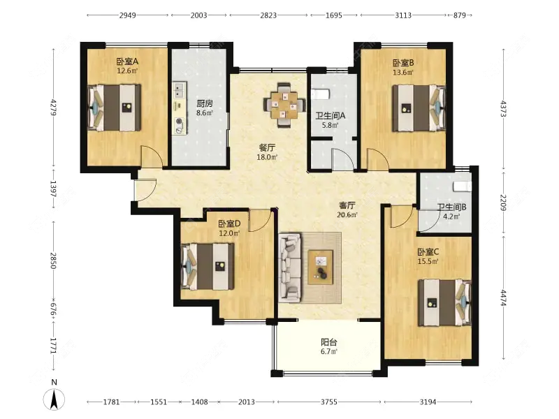 上海保利叶语一期在售二手房源户型图_小牛看房