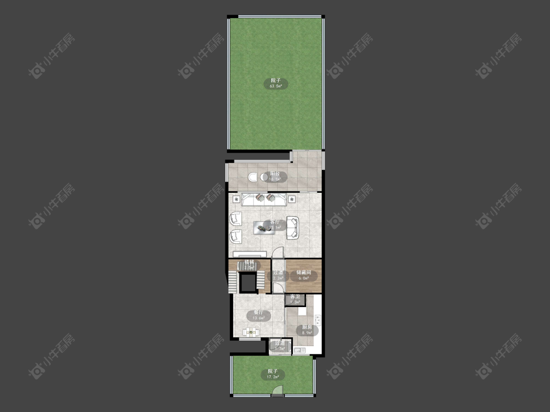 上海绿洲香格丽花园别墅区在售二手房源户型图_小牛看房