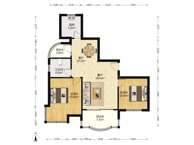 上海紫罗兰家苑在售二手房源户型图_小牛看房