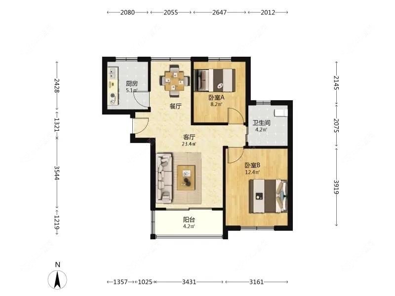 上海文宝苑在售二手房源户型图_小牛看房