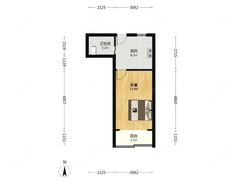 上海国年路65弄在售二手房源户型图_小牛看房
