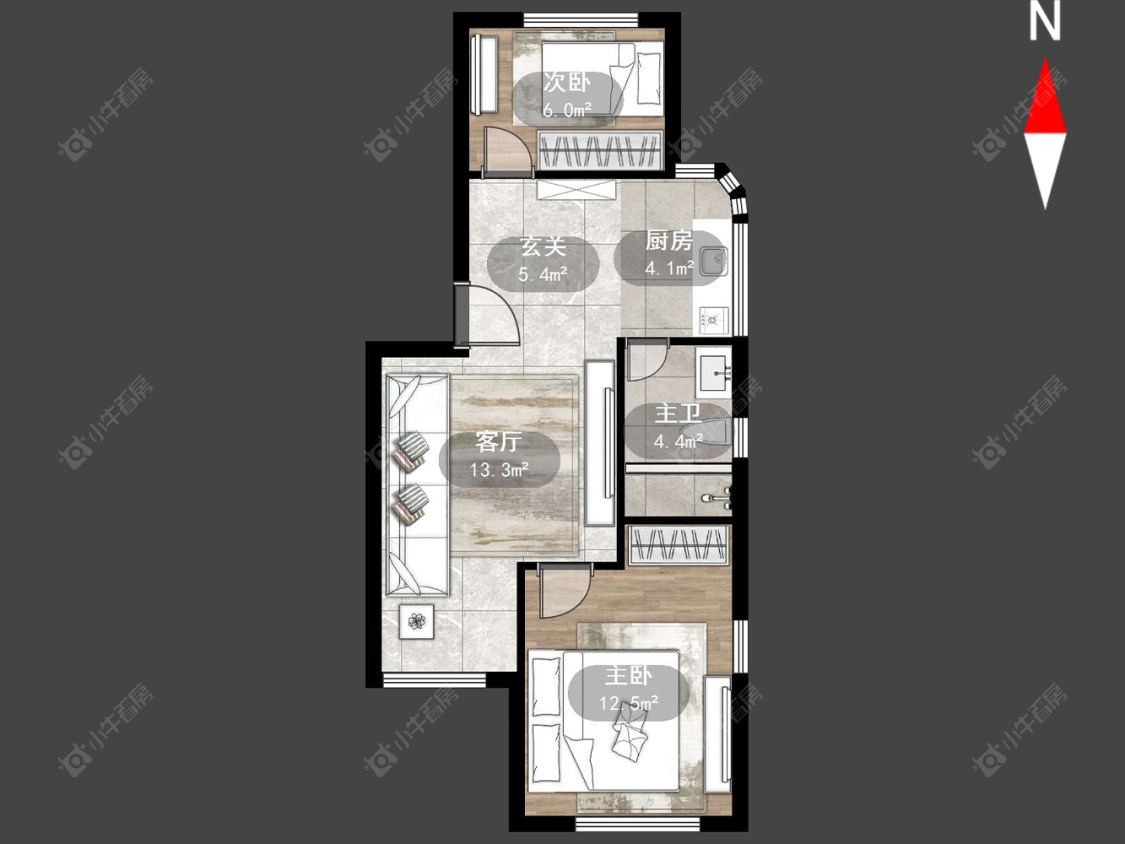 上海三林安居苑在售二手房源户型图_小牛看房