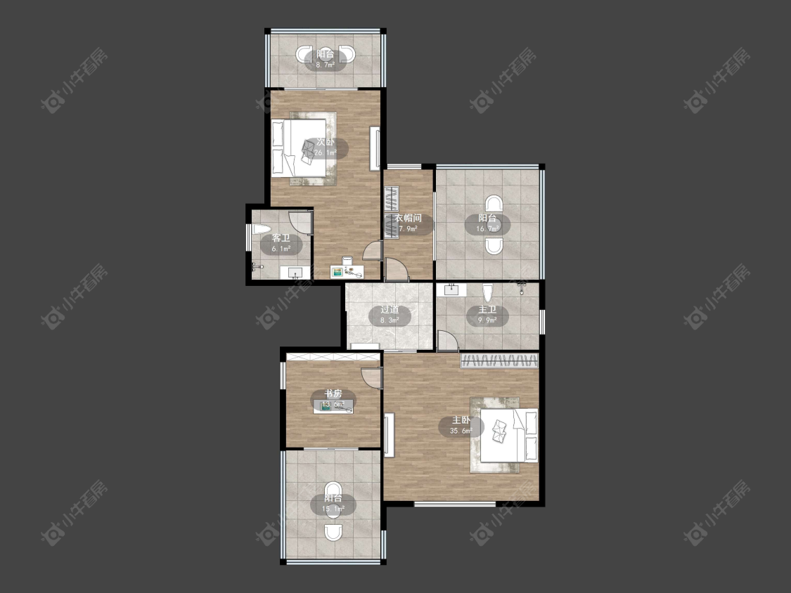上海绿洲千岛花园在售二手房源户型图_小牛看房