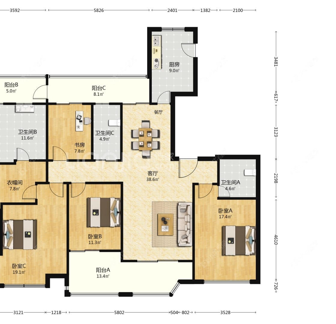 上海佳伟景苑在售二手房源户型图_小牛看房