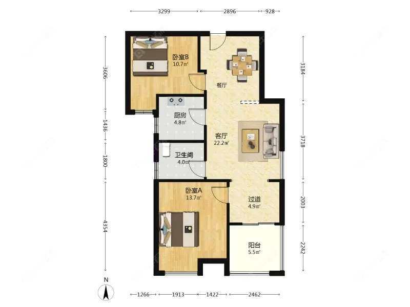上海保利叶语二期在售二手房源户型图_小牛看房