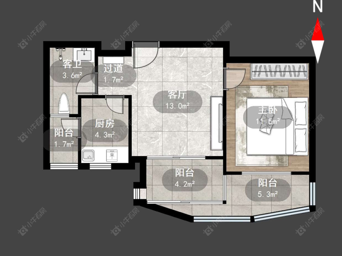 上海康桥宝邸在售二手房源户型图_小牛看房