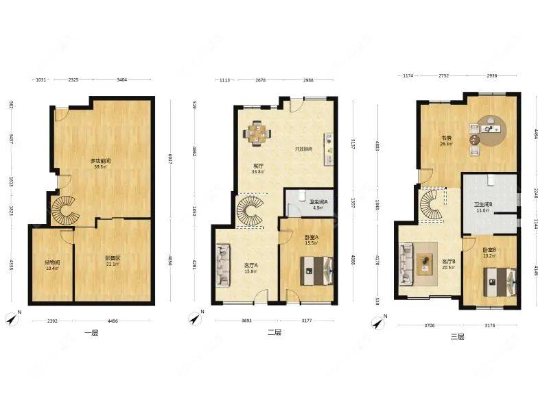 上海信达泰禾上海院子在售二手房源户型图_小牛看房