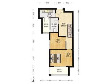 上海万业紫辰苑2室出租_小牛看房