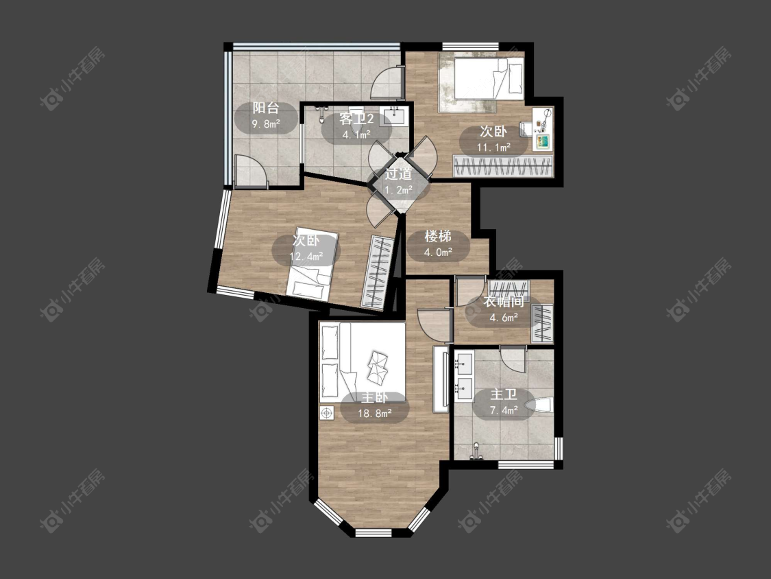 上海东方夏威夷在售二手房源户型图_小牛看房