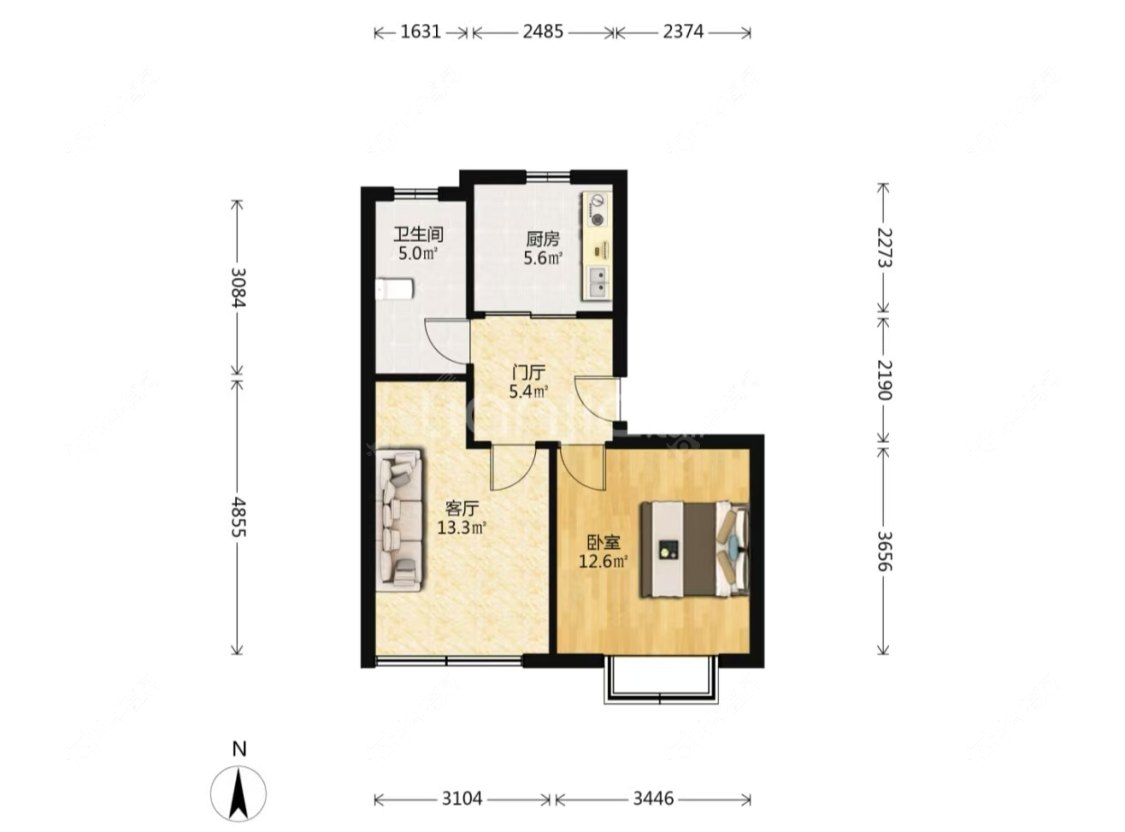 上海文化馨苑在售二手房源户型图_小牛看房
