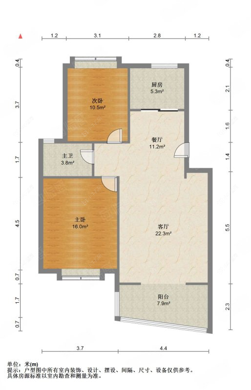 上海杨泰春城在售二手房源户型图_小牛看房