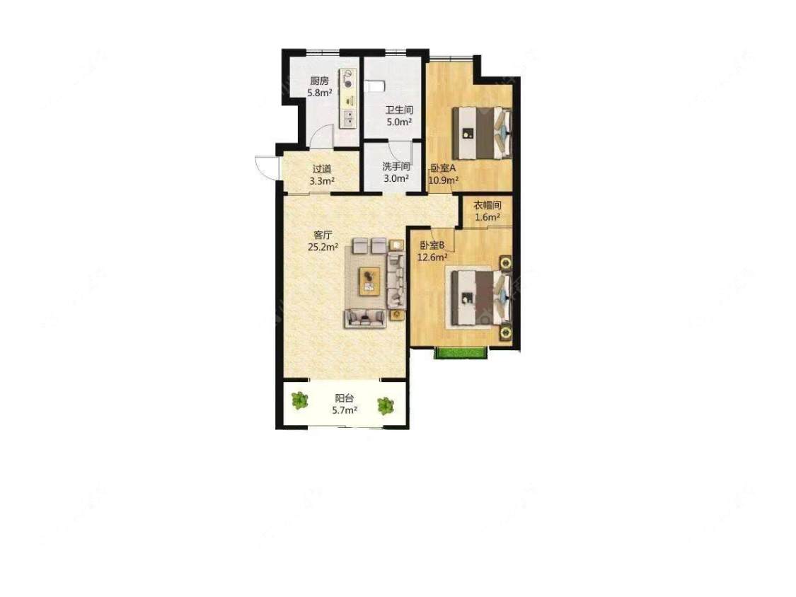 上海远洋7号在售二手房源户型图_小牛看房