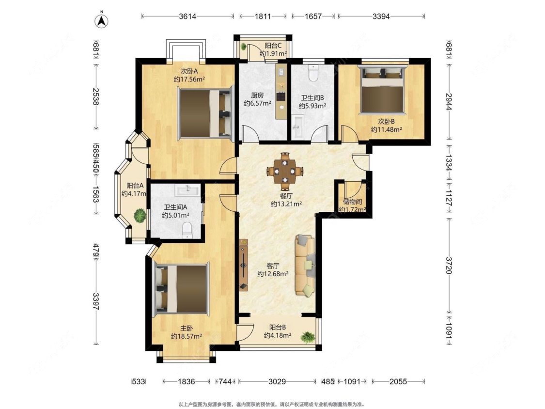 上海上师大科技园在售二手房源户型图_小牛看房
