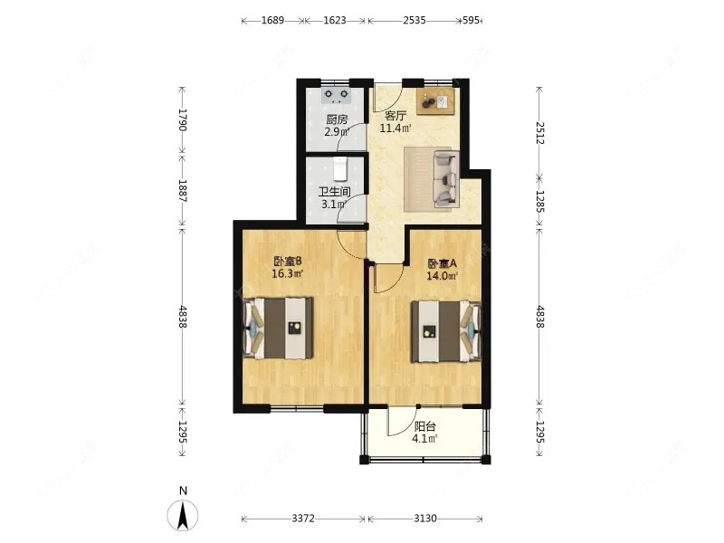 上海梅川一街坊在售二手房源小区图_小牛看房