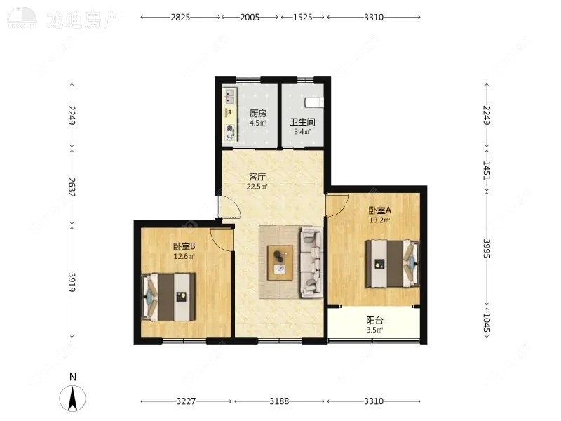 上海妙栏小区在售二手房源户型图_小牛看房