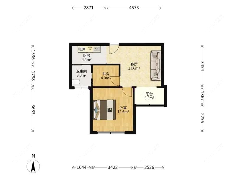 上海馨佳园一街坊在售二手房源户型图_小牛看房