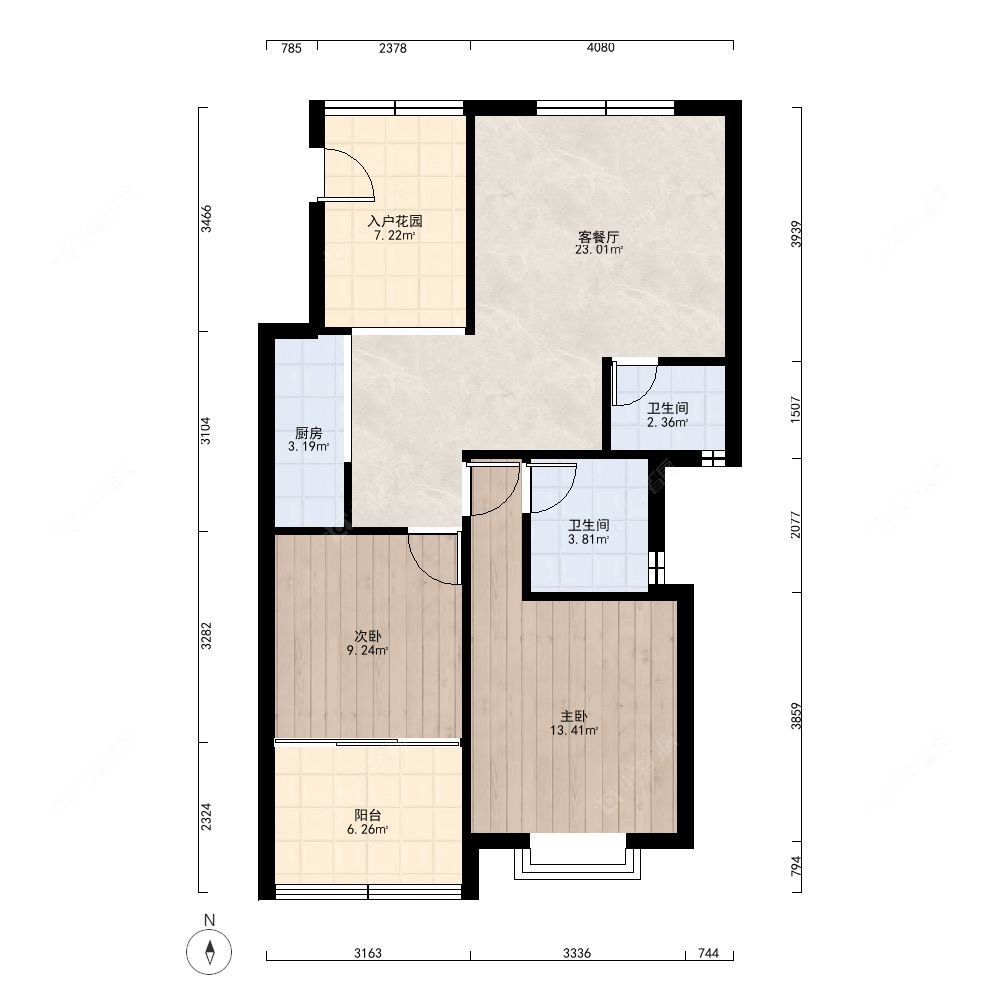 上海九城湖滨国际在售二手房源户型图_小牛看房