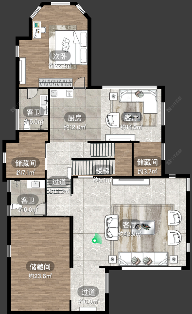 上海绿洲千岛花园在售二手房源户型图_小牛看房